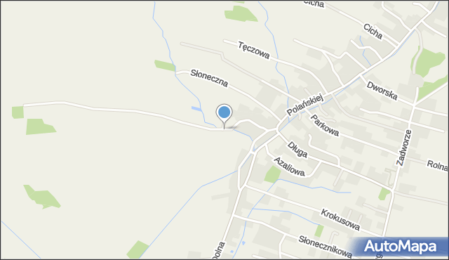 Rybna gmina Czernichów, Maciejówka, mapa Rybna gmina Czernichów