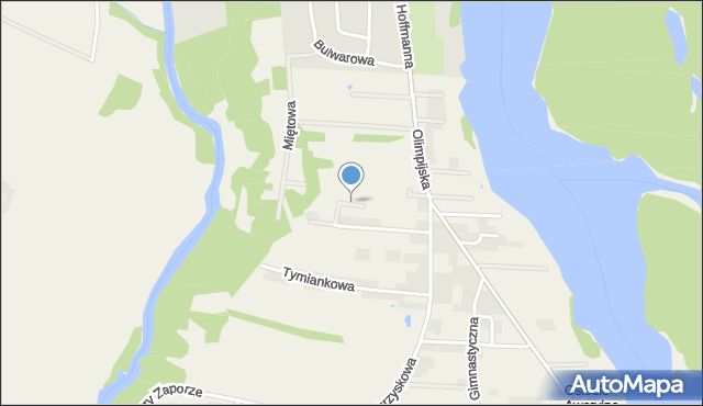 Samociążek, Majerankowa, mapa Samociążek