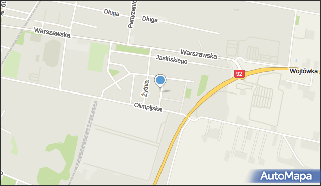 Sochaczew, Makowa, mapa Sochaczew