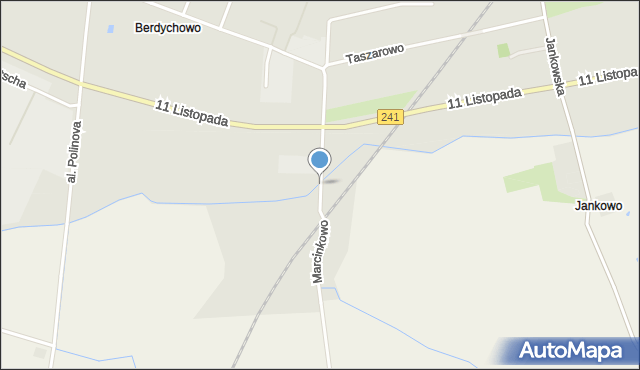 Wągrowiec, Marcinkowo, mapa Wągrowiec
