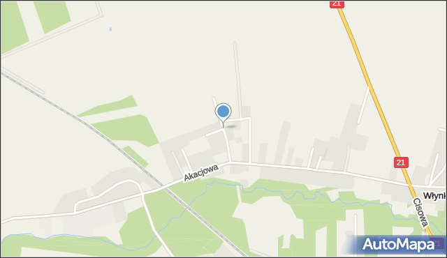 Włynkówko, Makowa, mapa Włynkówko