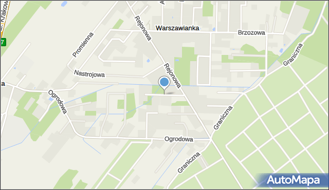 Wola Mrokowska, Marzeń i Snów, mapa Wola Mrokowska