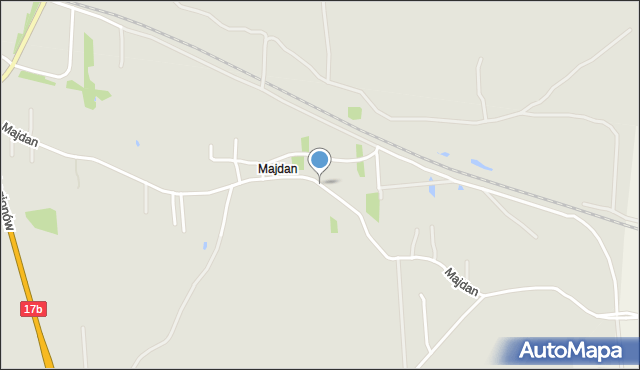 Zamość, Majdan, mapa Zamościa