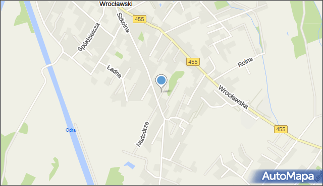 Kamieniec Wrocławski, Melodyjna, mapa Kamieniec Wrocławski