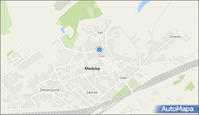 Medyka, Medyka, mapa Medyka