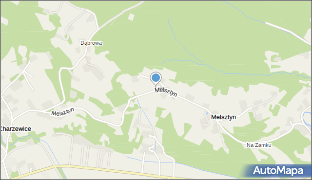 Melsztyn, Melsztyn, mapa Melsztyn