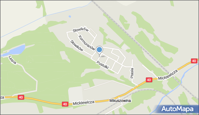 Pyskowice powiat gliwicki, Mewy, mapa Pyskowice powiat gliwicki