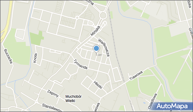 Wrocław, Meissnera Janusza, mapa Wrocławia