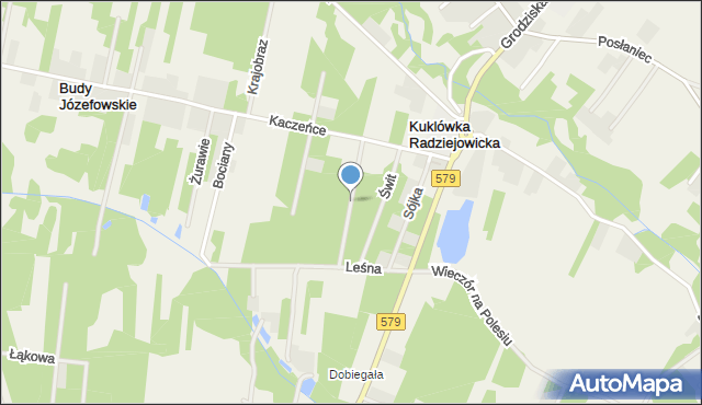 Kuklówka Radziejowicka, Mgły Poranne, mapa Kuklówka Radziejowicka