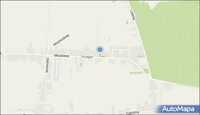 Czastary, Miodowa, mapa Czastary