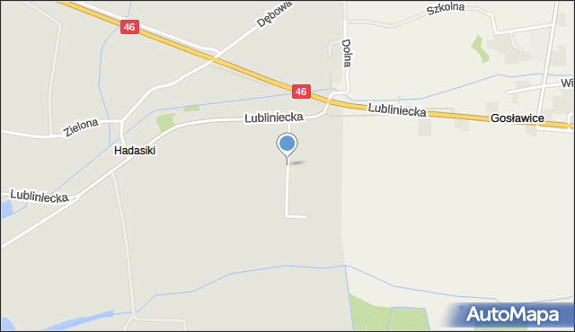 Dobrodzień, Miodowa, mapa Dobrodzień