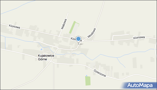 Kluczbork, Miodowa, mapa Kluczbork