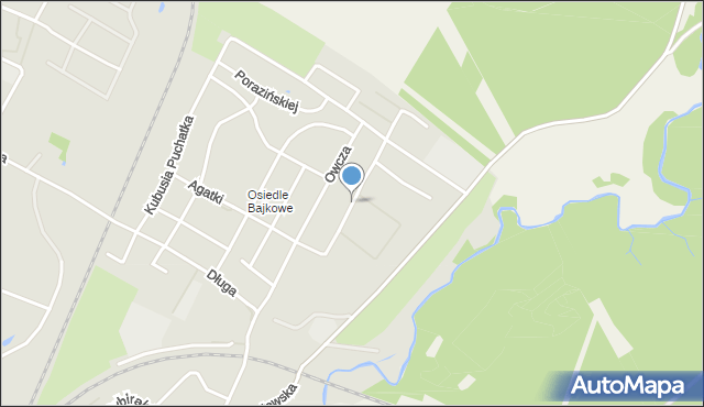 Kwidzyn, Misia Uszatka, mapa Kwidzyn