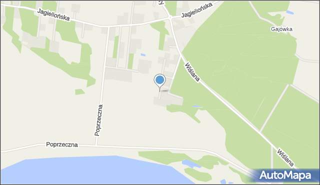 Liszyno, Miętowa, mapa Liszyno