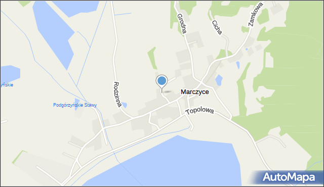 Marczyce, Miodowa, mapa Marczyce