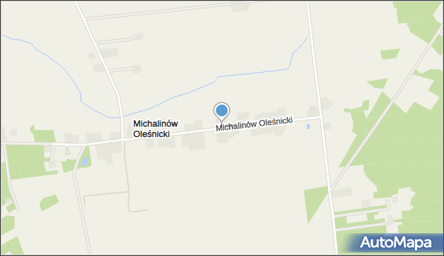 Michalinów Oleśnicki, Michalinów Oleśnicki, mapa Michalinów Oleśnicki