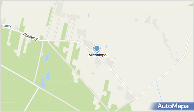 Michałopol, Michałopol, mapa Michałopol