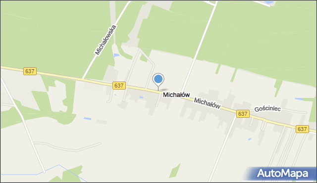 Michałów gmina Halinów, Michałów, mapa Michałów gmina Halinów