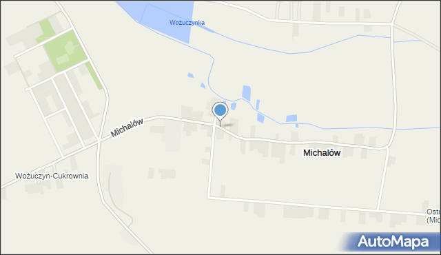 Michalów gmina Rachanie, Michalów, mapa Michalów gmina Rachanie