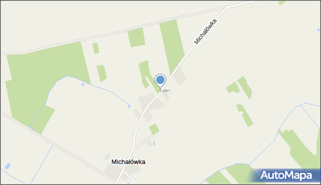 Michałówka gmina Parczew, Michałówka, mapa Michałówka gmina Parczew