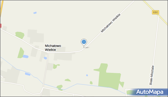 Michałowo Wielkie, Michałowo Wielkie, mapa Michałowo Wielkie