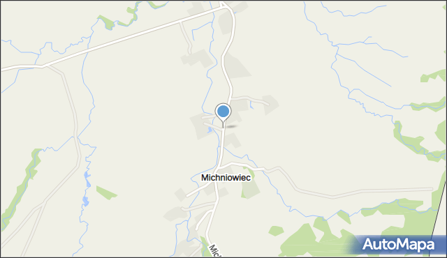 Michniowiec, Michniowiec, mapa Michniowiec