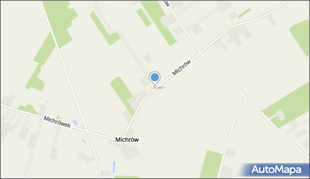 Michrów, Michrów, mapa Michrów