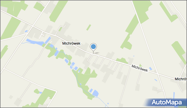 Michrówek, Michrówek, mapa Michrówek