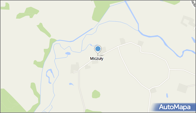 Miczuły, Miczuły, mapa Miczuły