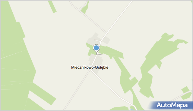 Miecznikowo-Gołębie, Miecznikowo-Gołębie, mapa Miecznikowo-Gołębie