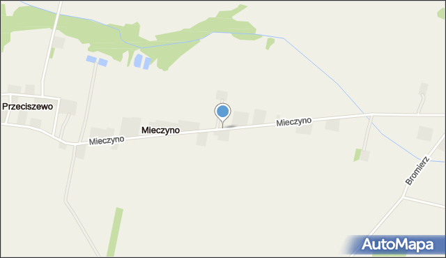 Mieczyno, Mieczyno, mapa Mieczyno