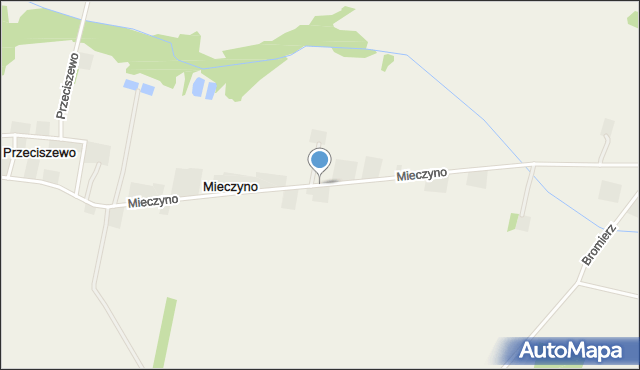 Mieczyno, Mieczyno, mapa Mieczyno