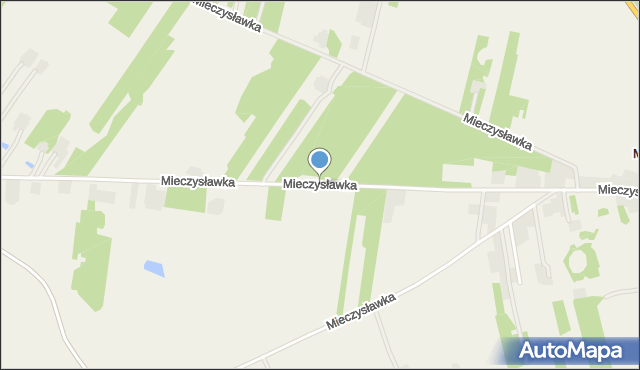 Mieczysławka gmina Lubartów, Mieczysławka, mapa Mieczysławka gmina Lubartów