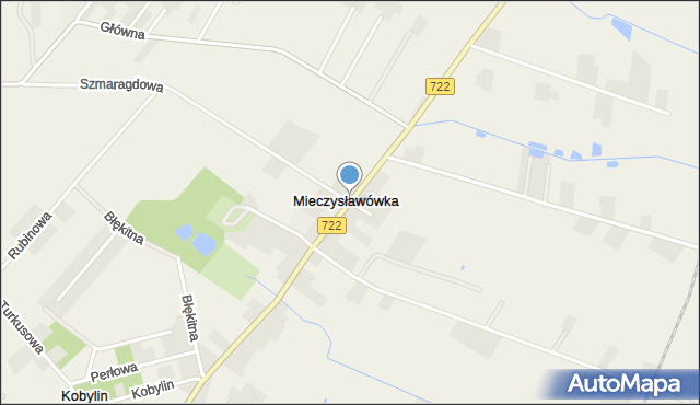 Mieczysławówka, Mieczysławówka, mapa Mieczysławówka