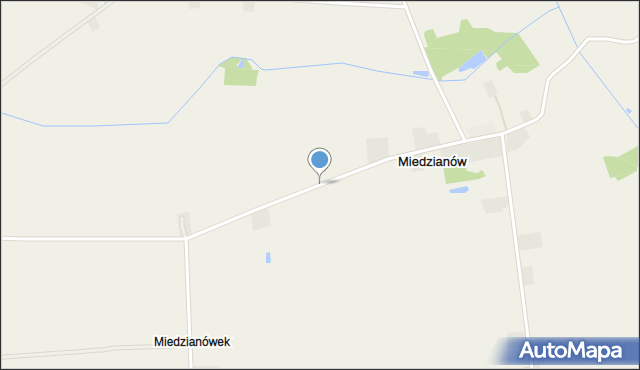 Miedzianów, Miedzianów, mapa Miedzianów