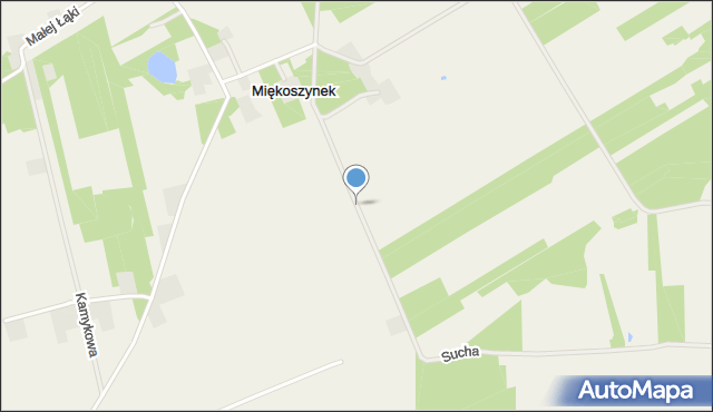 Miękoszynek, Miękoszynek, mapa Miękoszynek