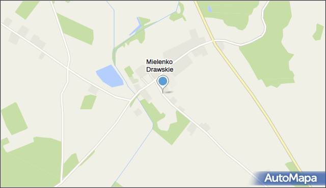 Mielenko Drawskie, Mielenko Drawskie, mapa Mielenko Drawskie