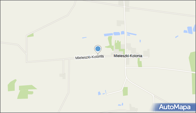 Mieleszki-Kolonia, Mieleszki-Kolonia, mapa Mieleszki-Kolonia