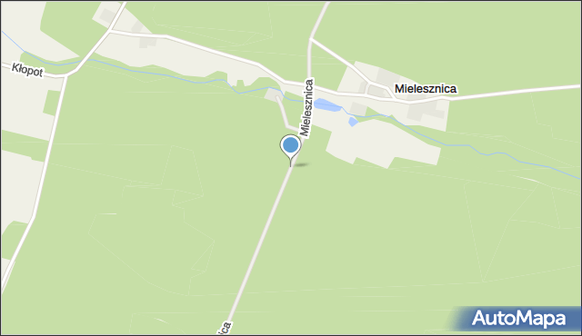 Mielesznica, Mielesznica, mapa Mielesznica