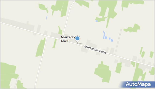 Mierzączka Duża, Mierzączka Duża, mapa Mierzączka Duża