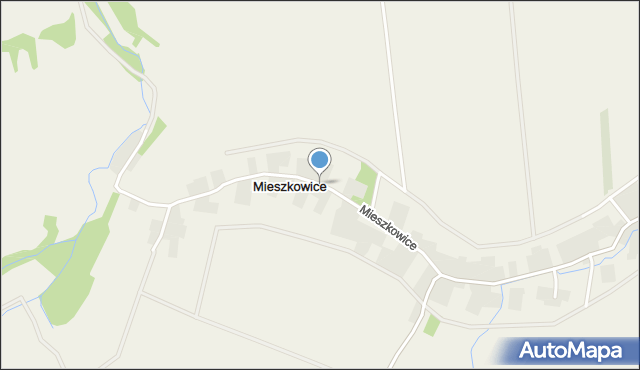 Mieszkowice gmina Prudnik, Mieszkowice, mapa Mieszkowice gmina Prudnik