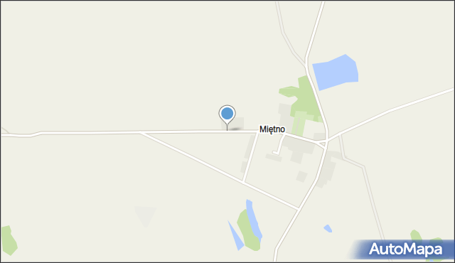 Miętno gmina Nowogard, Miętno, mapa Miętno gmina Nowogard