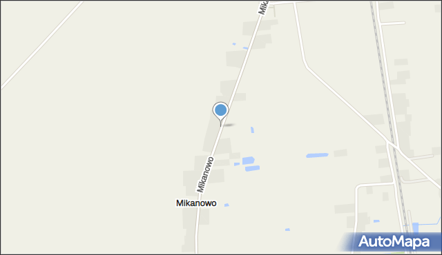 Mikanowo, Mikanowo, mapa Mikanowo