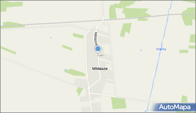 Mikłasze, Mikłasze, mapa Mikłasze