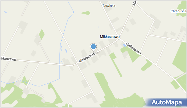 Mikłaszewo, Mikłaszewo, mapa Mikłaszewo