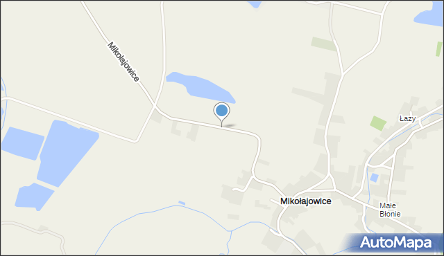 Mikołajowice gmina Wierzchosławice, Mikołajowice, mapa Mikołajowice gmina Wierzchosławice