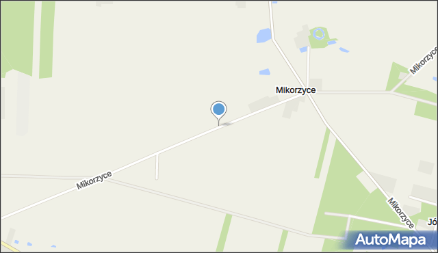 Mikorzyce gmina Bełchatów, Mikorzyce, mapa Mikorzyce gmina Bełchatów