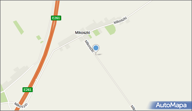 Mikoszki, Mikoszki, mapa Mikoszki