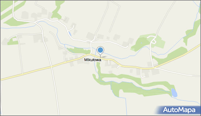 Mikułowa, Mikułowa, mapa Mikułowa