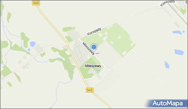 Mileszewy, Mileszewy, mapa Mileszewy